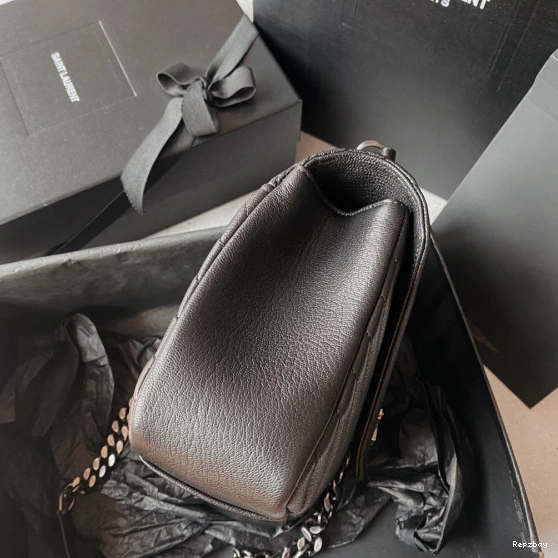 Rep ladies REP YSL Medium leather shoulder bag-24*17*6.5cm 0715